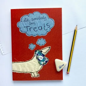 did somebody say treats A5 notebook