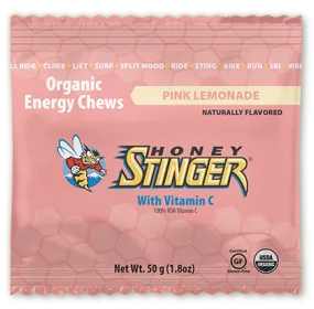 Honey Stinger Organic Energy Chews - Pink Lemonade