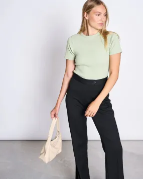 JAN 'N JUNE Nile rib t-shirt pistachio women