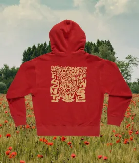 Plants Heal Hoodie | Red