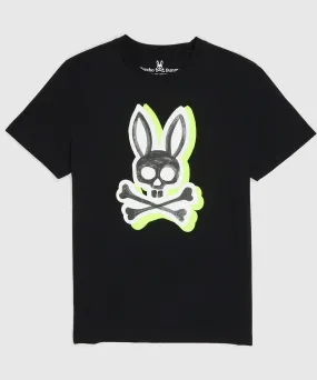 Psycho Bunny Varick Crew Neck Graphic Tee - Black